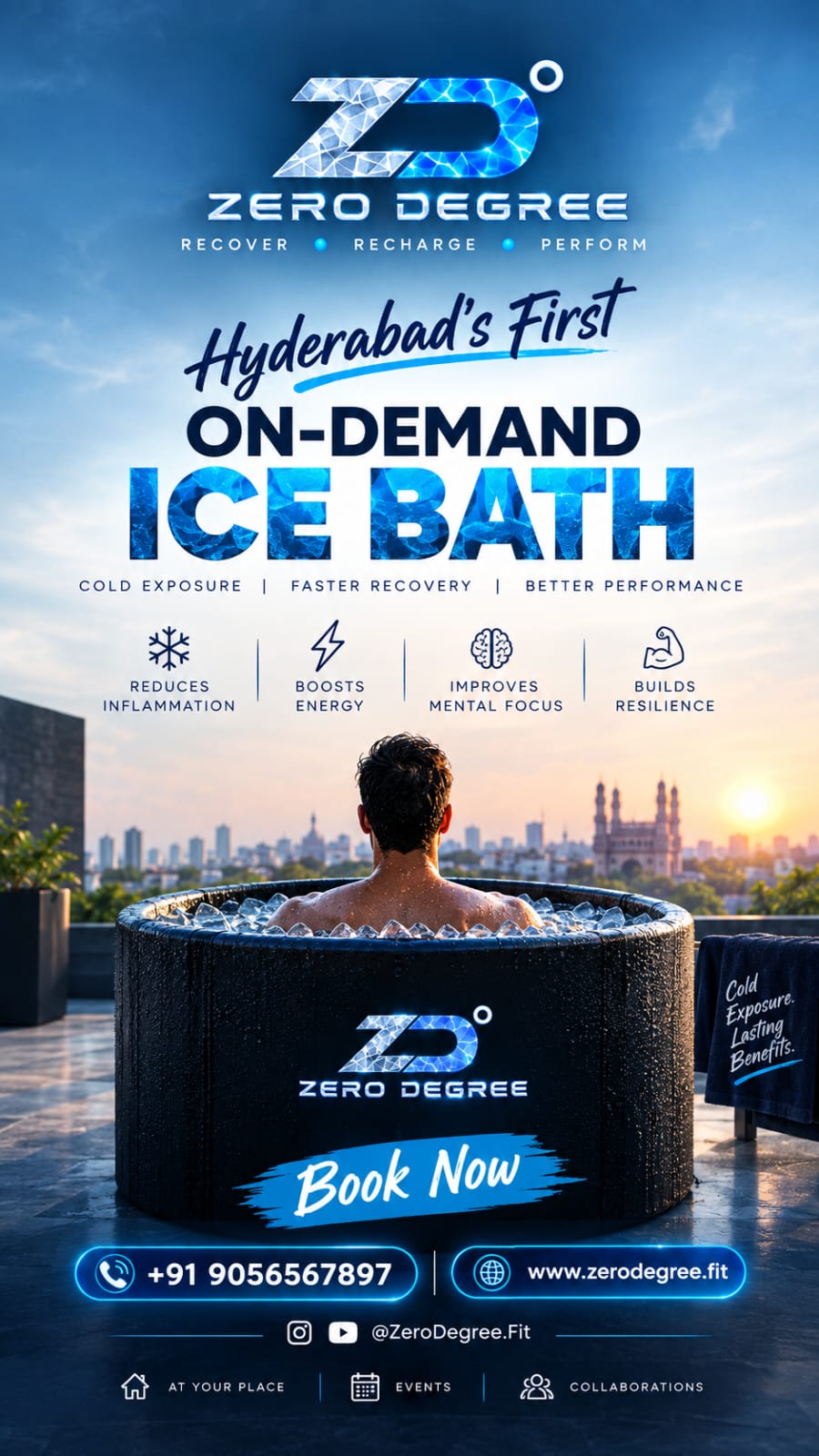 Zero Degree - Hyderabad's First On-Demand Ice Bath